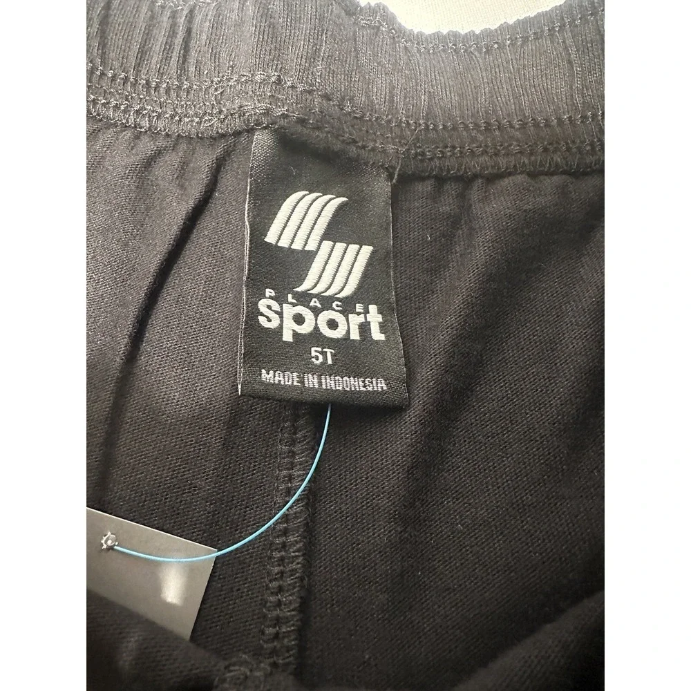 The‎ Childrens Place Sport Toddler Boys Black Sweat Shorts Size 5T 2093895